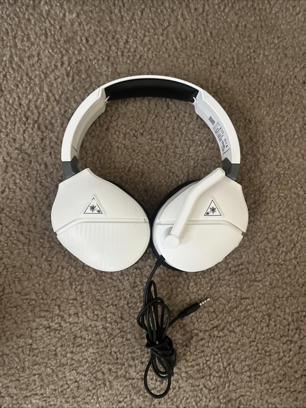 Turtle Beach 1100 Series On-Ear Wired 3.5mm Headphones, White/Black